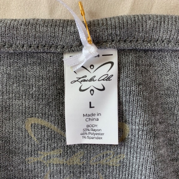 Laila‎ Ali Dress in Floral long sleeves soft jersey knit Large NWT - Picture 5 of 7